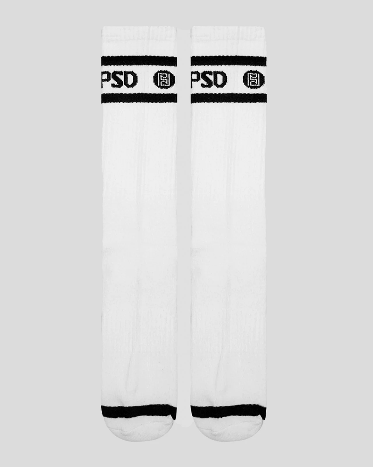 3 Pack - Logo Stripe Crew - White - Image 3