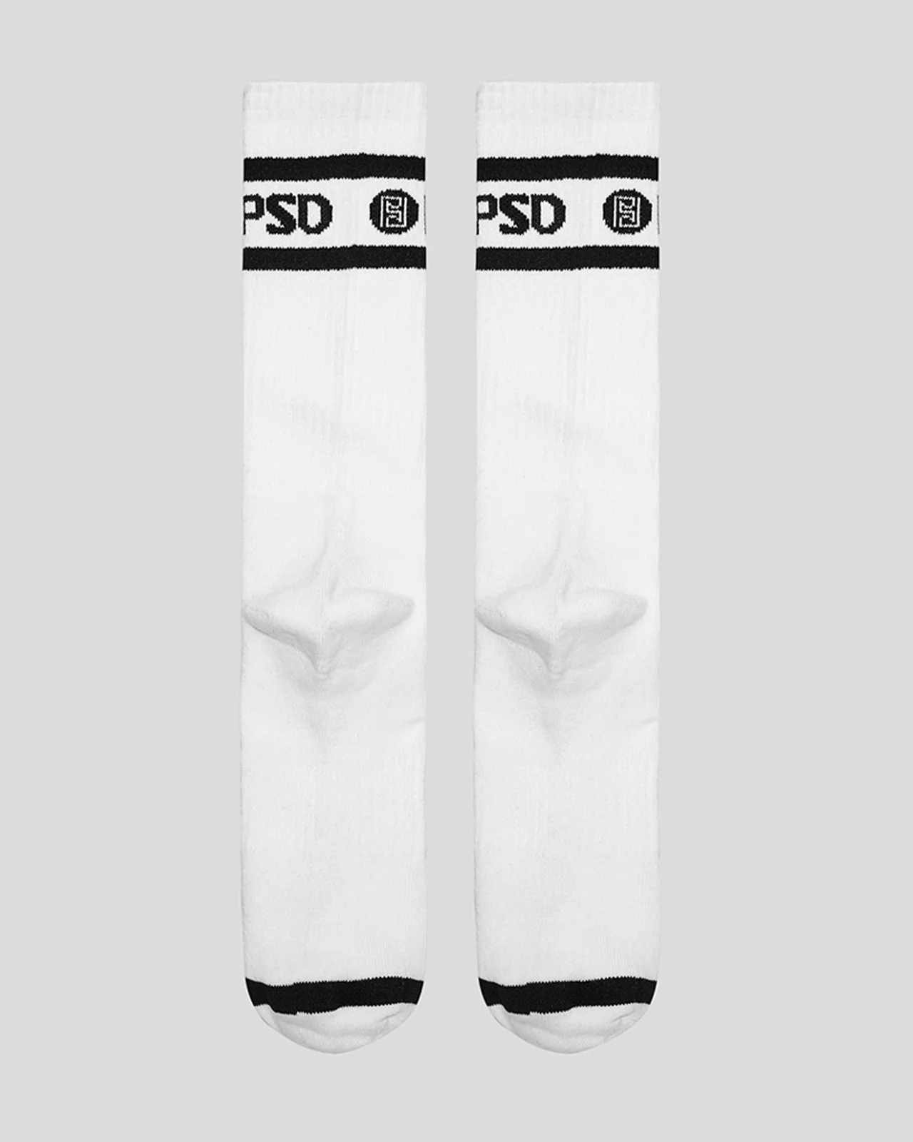 3 Pack - Logo Stripe Crew - White - Image 4