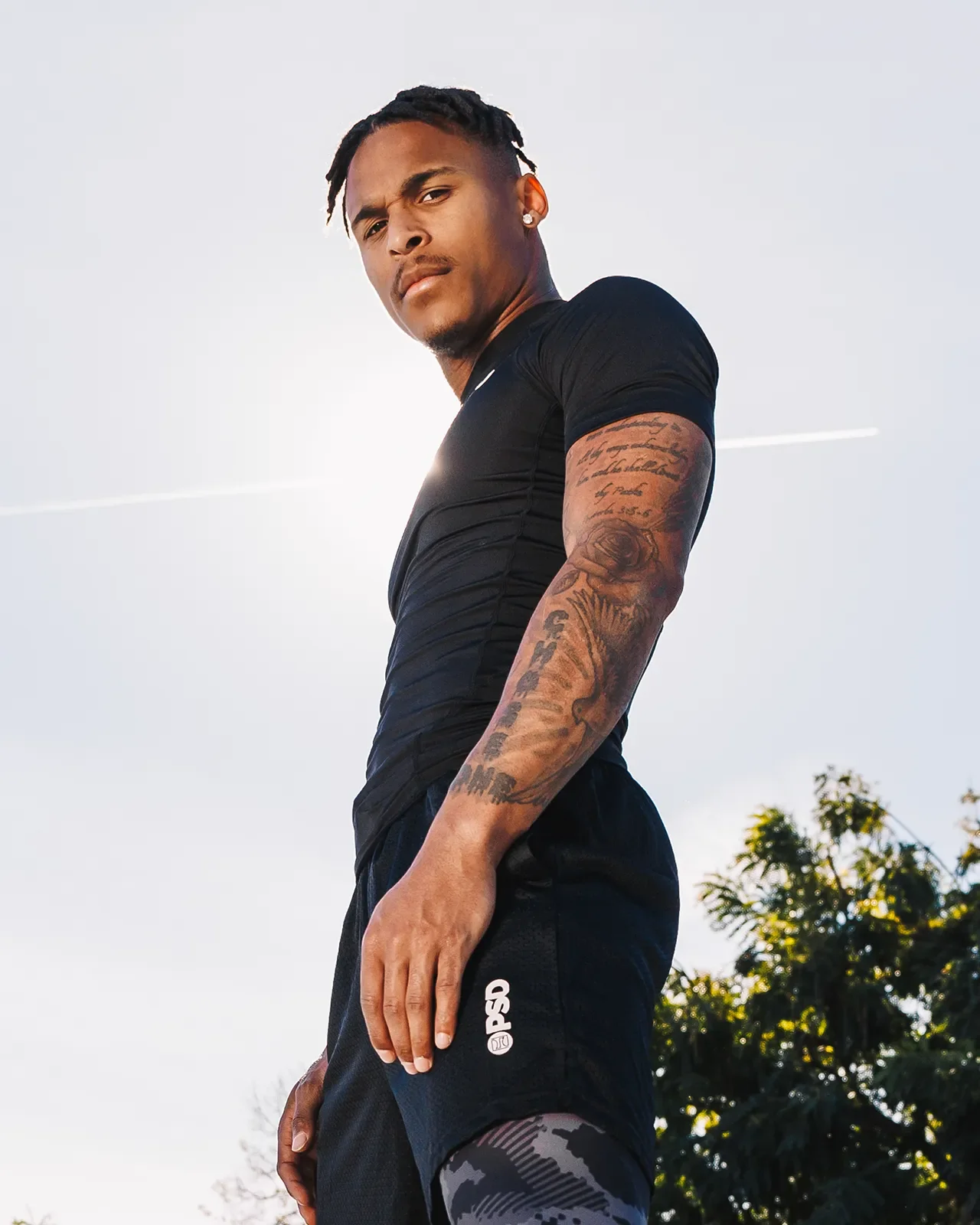Compression Tee Short Sleeve - Black - Image 10