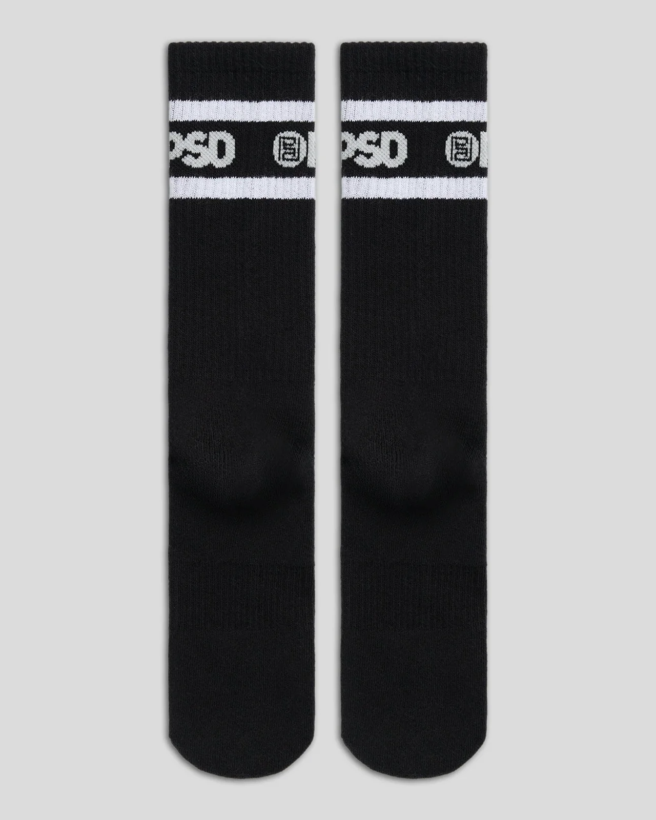 3 Pack - Logo Stripe Crew - Black - Image 4