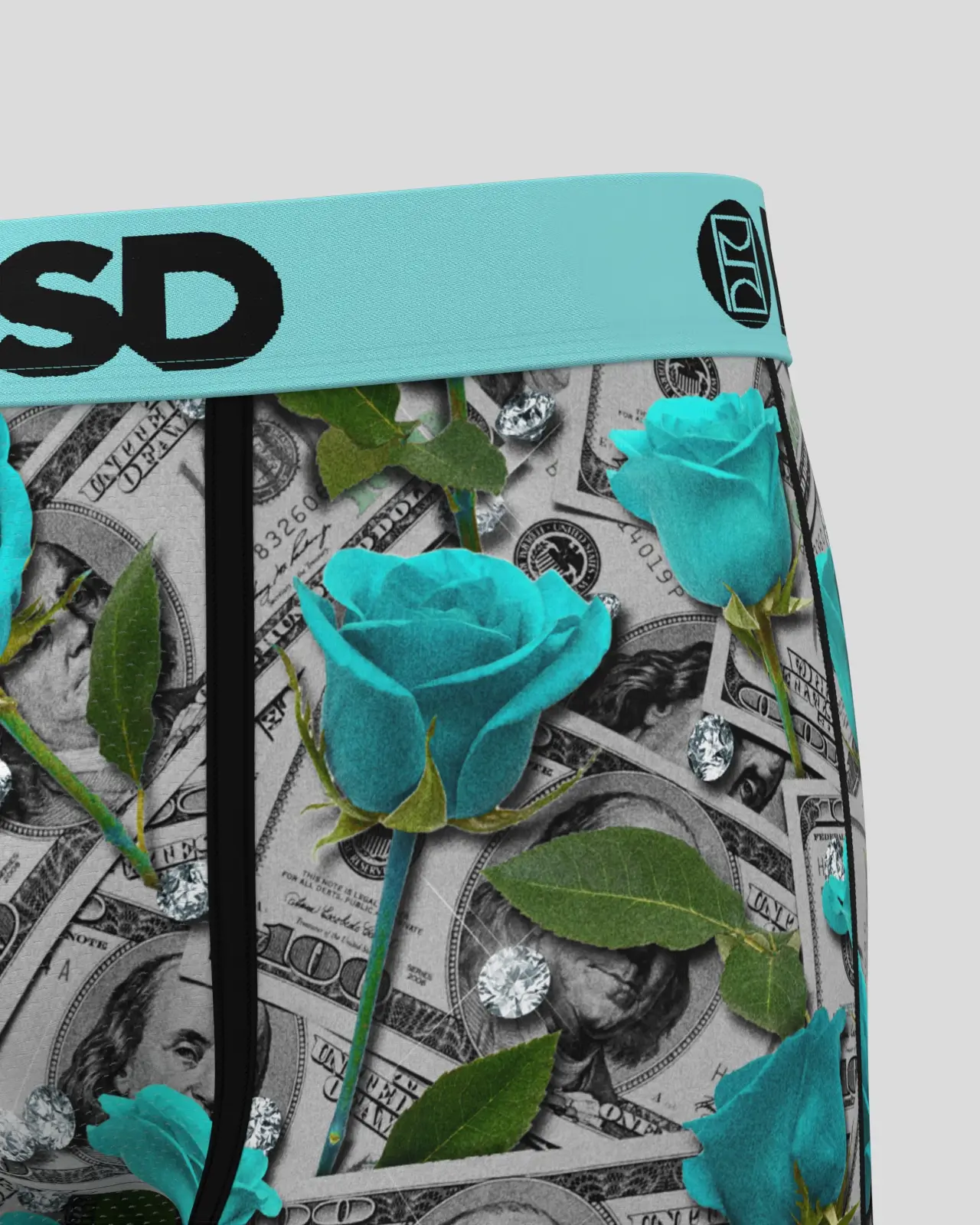 Cash & Roses Teal - Image 5