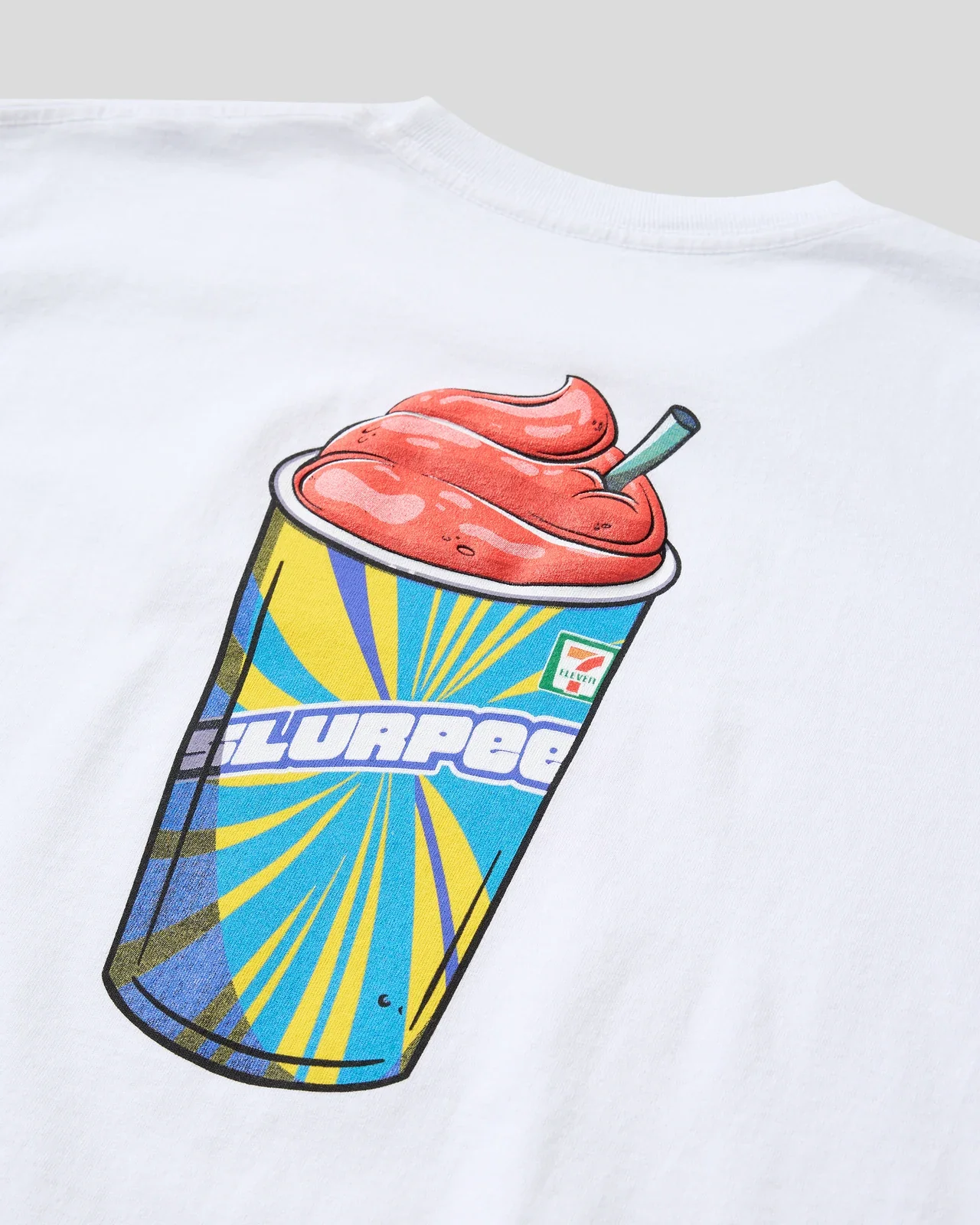 7-Eleven - Cherry Slurpee White Graphic Tee - Image 5