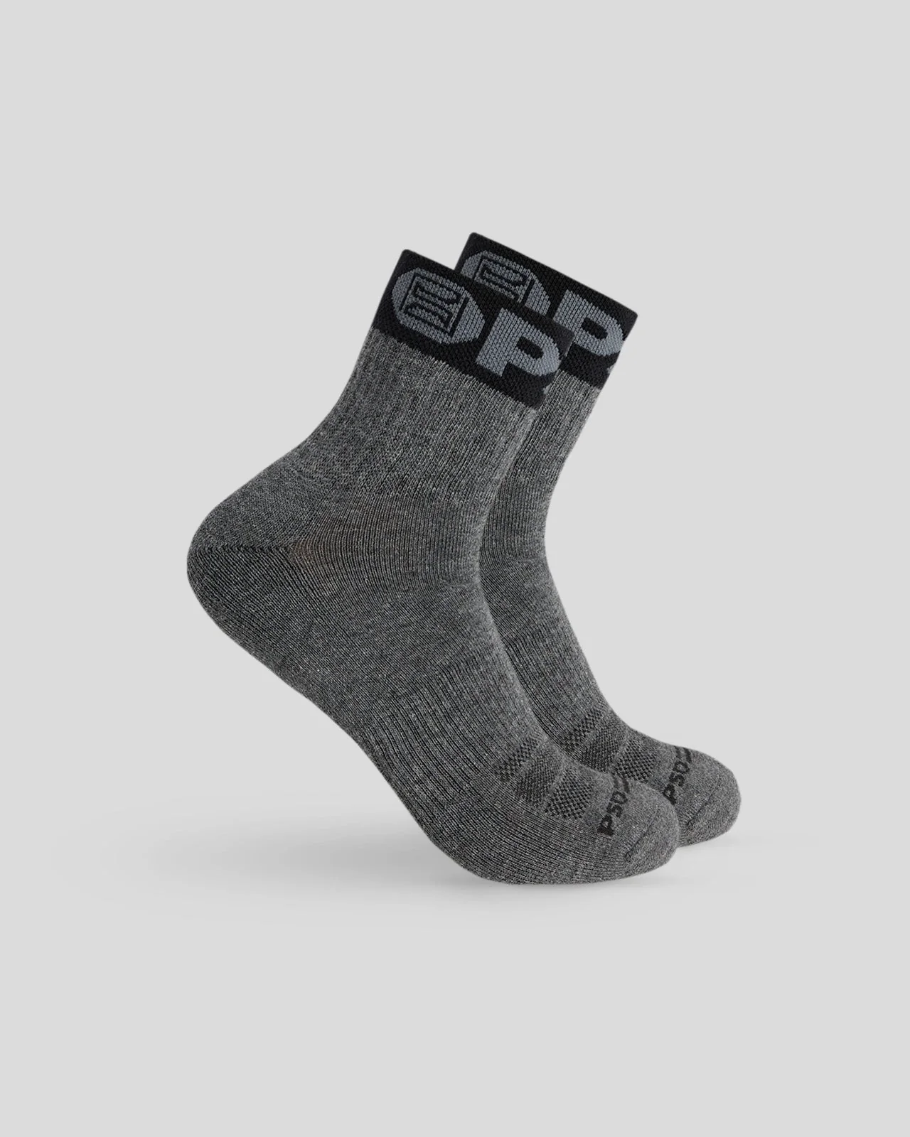 3 Pack - Band Quarter - Grey/White/Black - Image 2