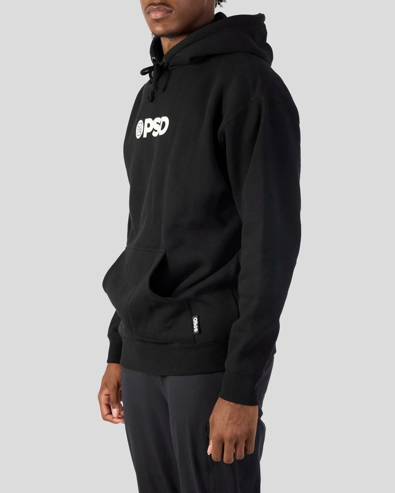 PSD Black Hoodie - Image 2