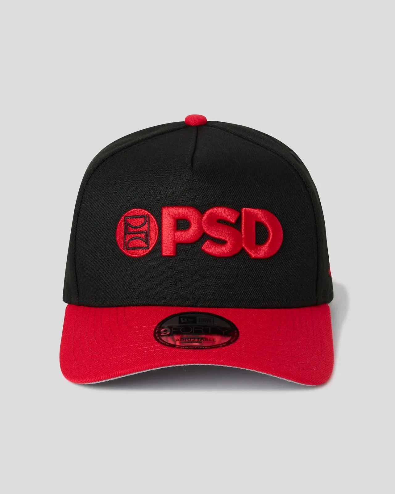 New Era x PSD Logo Hat Black/Red - Image 2