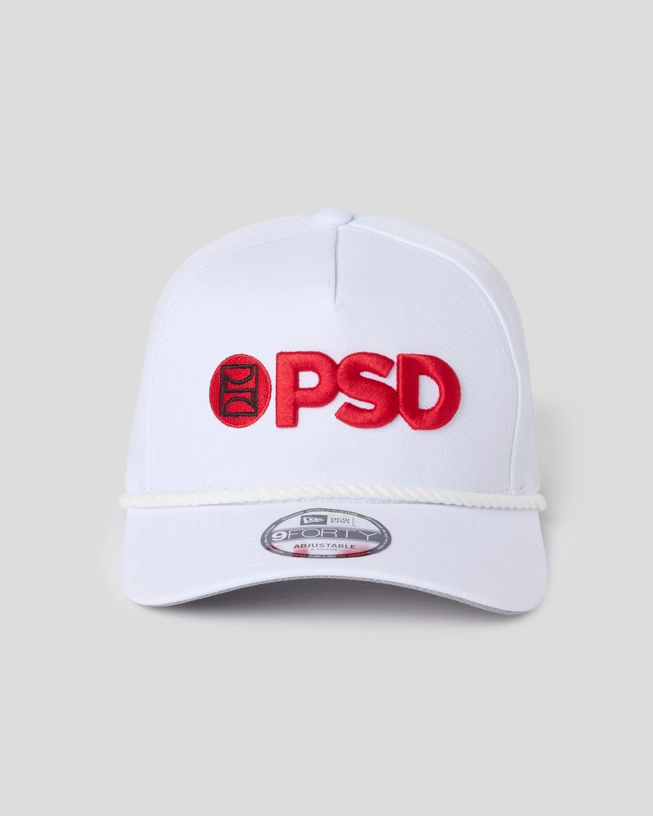 New Era x PSD Logo Hat White/Red - Image 2