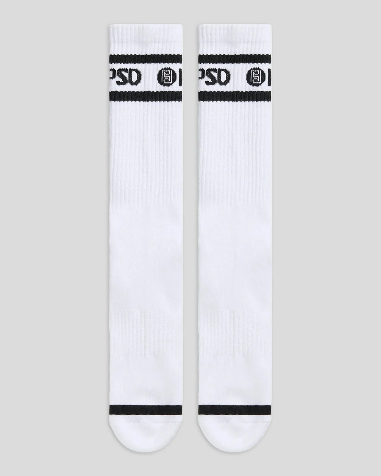 3 Pack - Logo Stripe Crew - White - Image 3