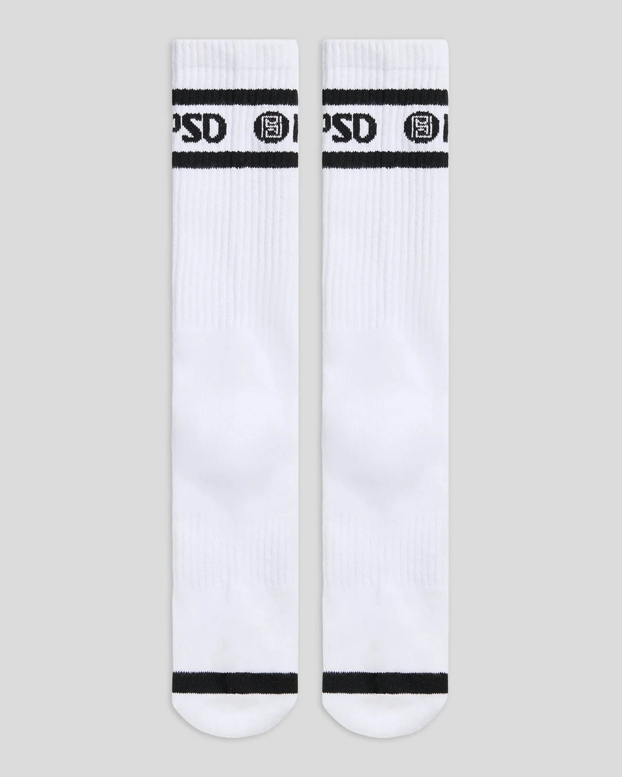 3 Pack - Logo Stripe Crew - White - Image 4